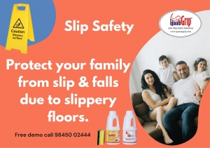 Protect your family from slip & falls due to slippery floors